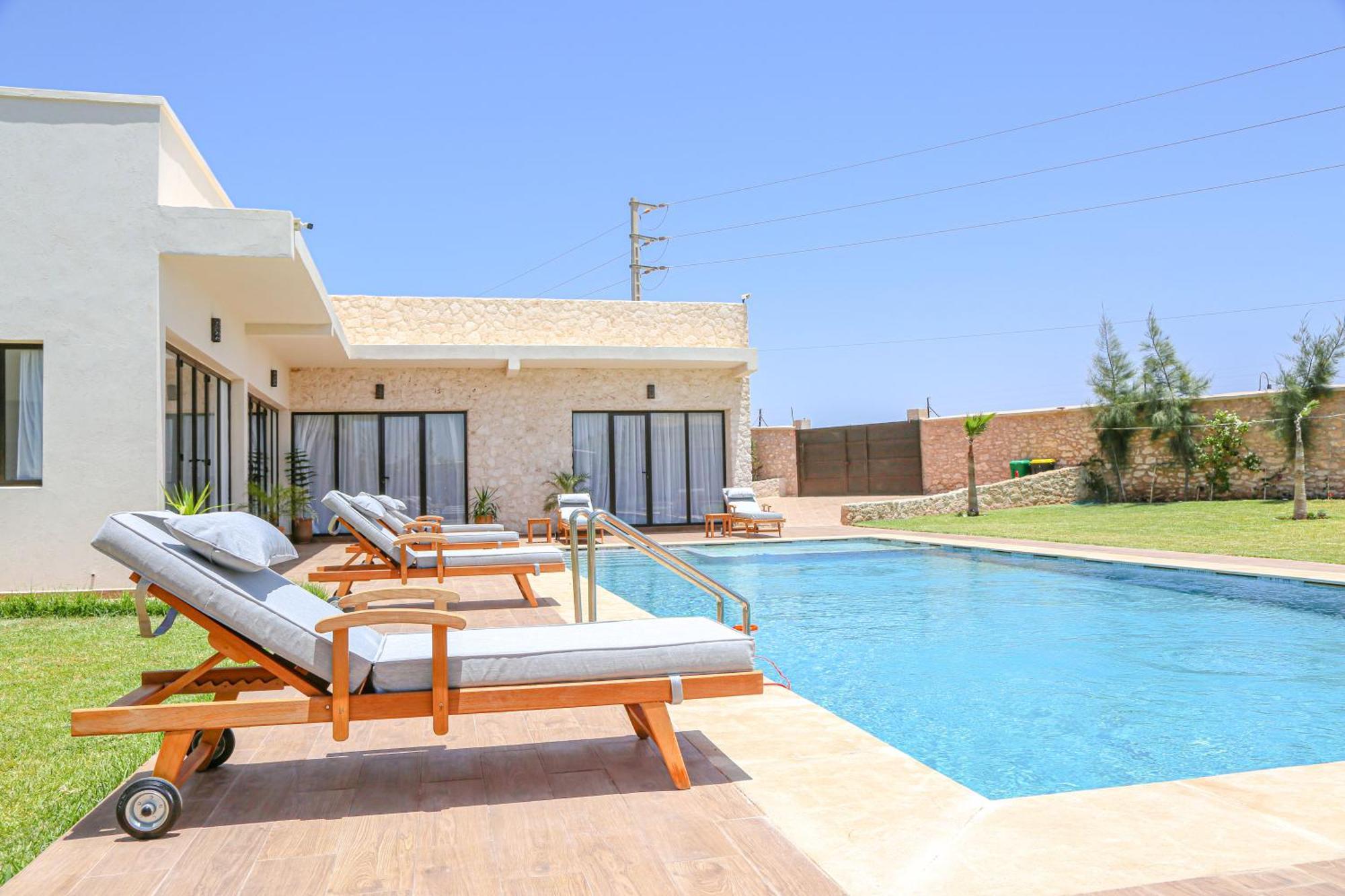 Villa La Rose Bleue - Residence Hoteliere Avec Piscine - เอสเซาอิรา ภายนอก รูปภาพ