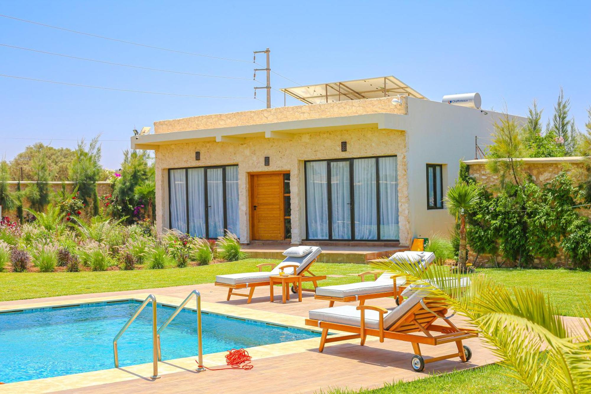 Villa La Rose Bleue - Residence Hoteliere Avec Piscine - เอสเซาอิรา ภายนอก รูปภาพ