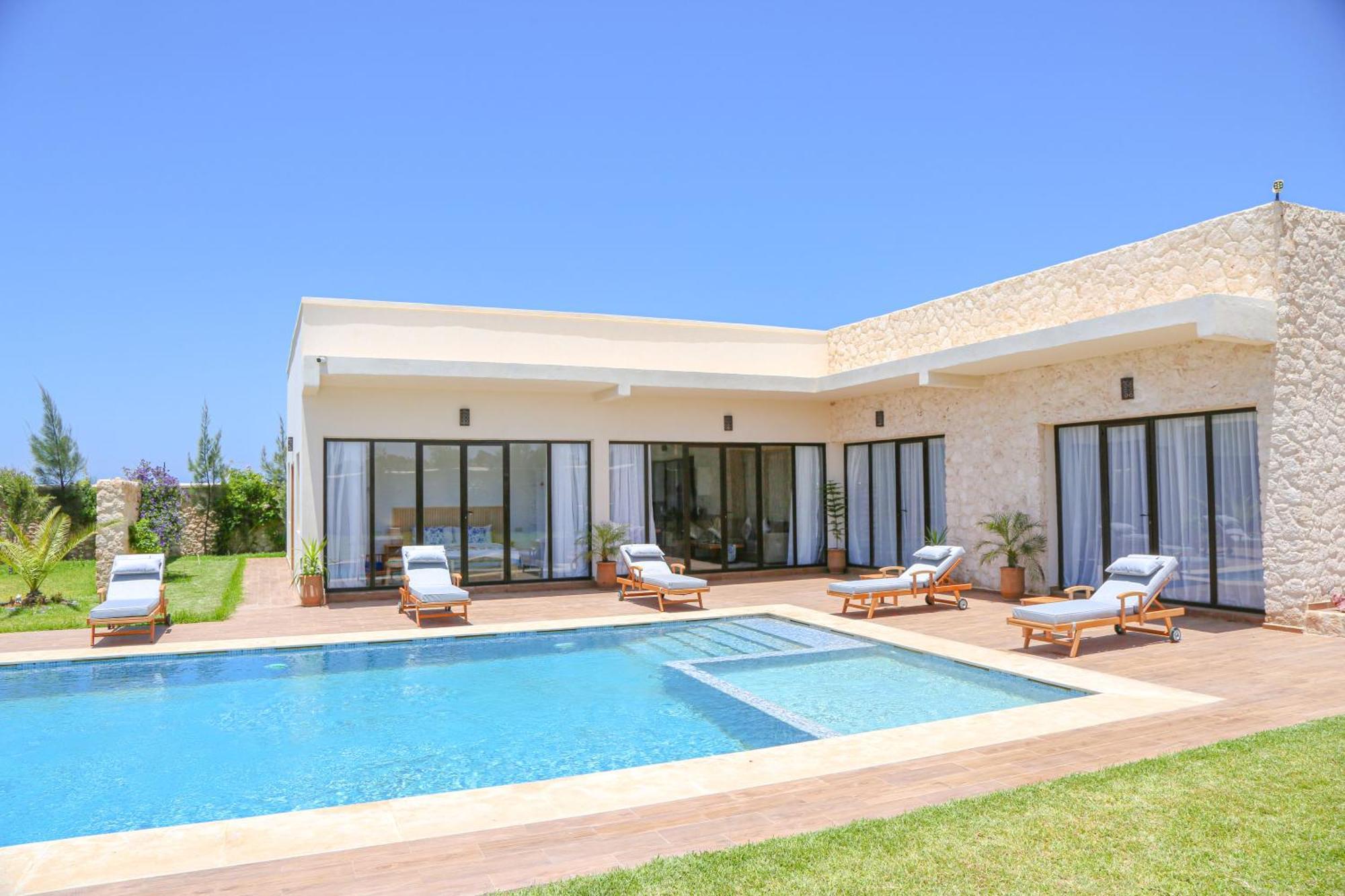 Villa La Rose Bleue - Residence Hoteliere Avec Piscine - เอสเซาอิรา ภายนอก รูปภาพ