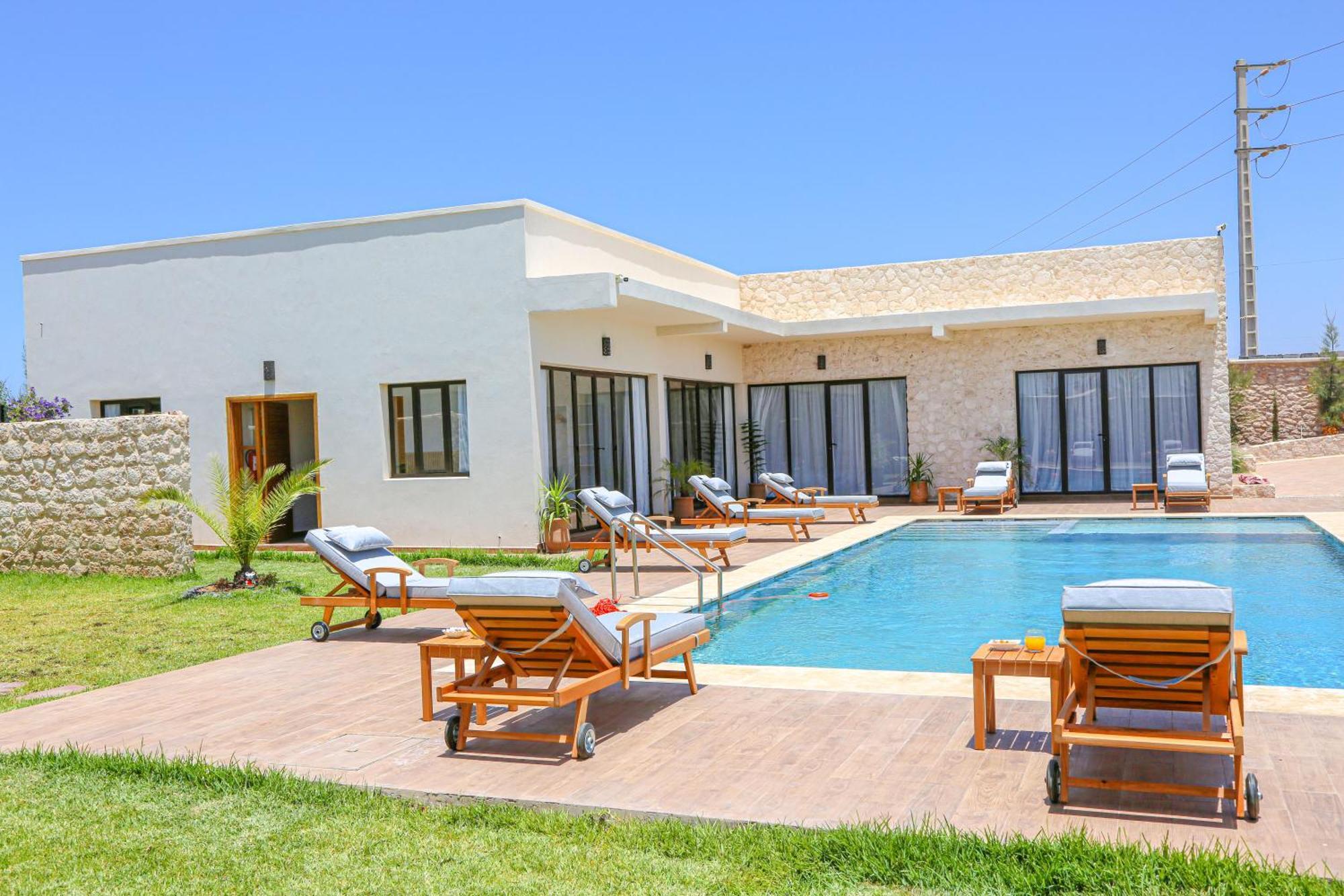 Villa La Rose Bleue - Residence Hoteliere Avec Piscine - เอสเซาอิรา ภายนอก รูปภาพ